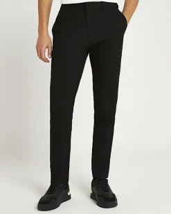 River Island slim fit smart trousers< Big & Tall