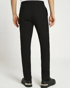 River Island slim fit smart trousers< Big & Tall