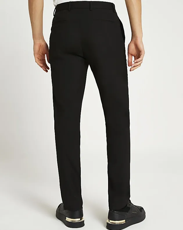 River Island slim fit smart trousers< Big & Tall