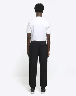 River Island slim fit textured smart joggers< Matching Sets