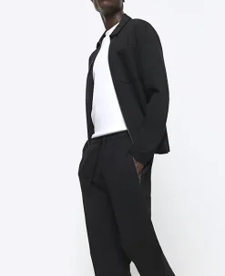 River Island slim fit textured smart joggers< Matching Sets