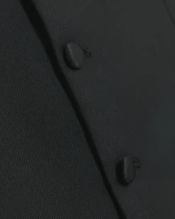 River Island slim fit tuxedo waistcoat< Suits