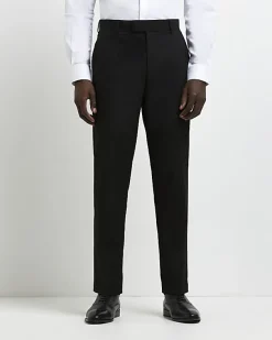 River Island slim fit twill suit trousers< Big & Tall