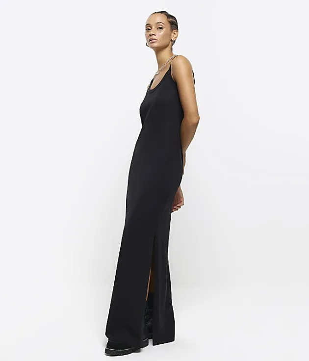 River Island split hem bodycon maxi dress< Dresses