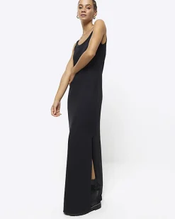 River Island split hem bodycon maxi dress< Dresses