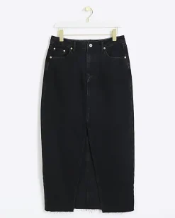 River Island split hem denim maxi skirt< Skirts