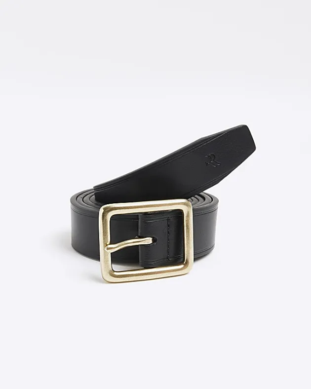 River Island square buckle belt< Essentials