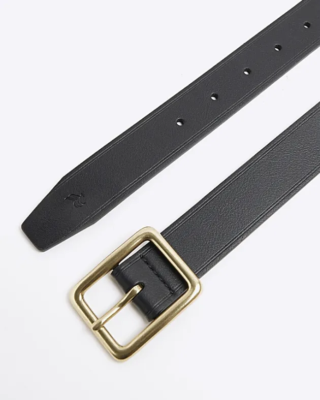 River Island square buckle belt< Essentials
