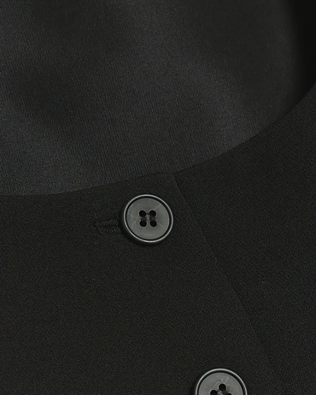 River Island square neck crop waistcoat< Suits & Tailoring