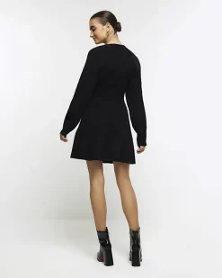 River Island square neck jumper mini dress< Dresses