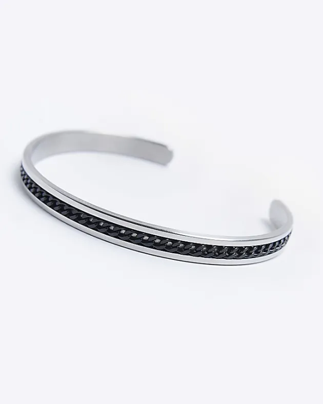 River Island stainless steel cuff bracelet< Jewellery & Watches