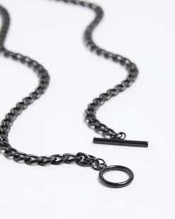 River Island stainless steel T bar necklace< Jewellery & Watches