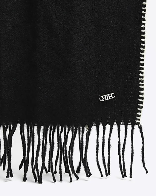 River Island stitch detail scarf< Accessories