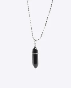 River Island stone necklace< Jewellery & Watches