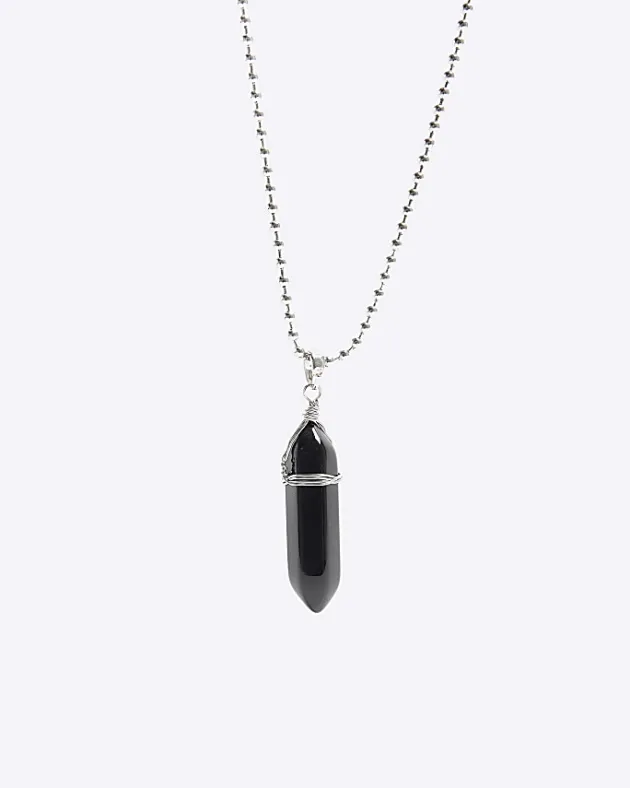 River Island stone necklace< Jewellery & Watches