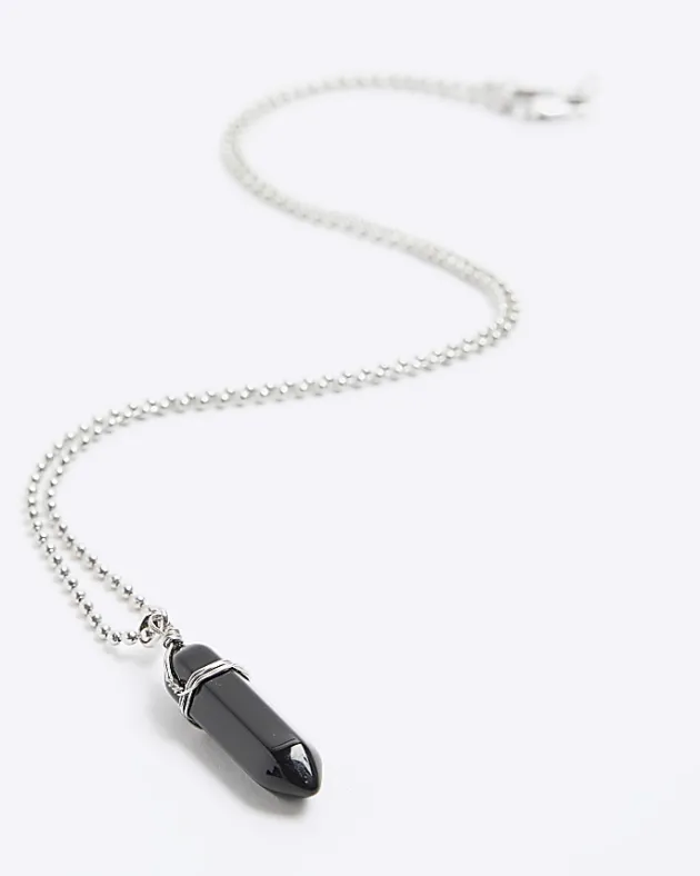 River Island stone necklace< Jewellery & Watches
