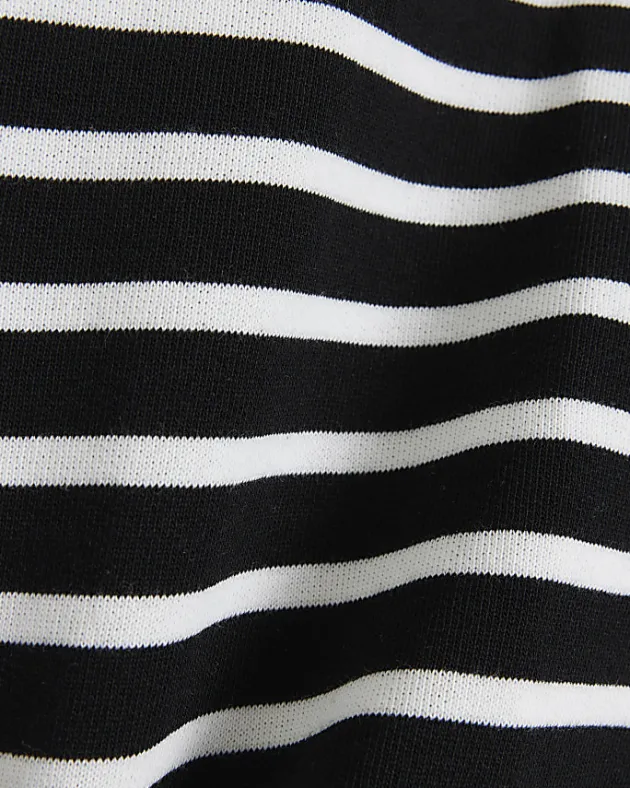 River Island stripe crop sweatshirt< Loungewear