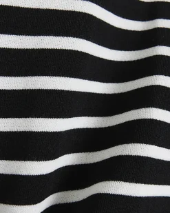 River Island stripe crop sweatshirt< Loungewear