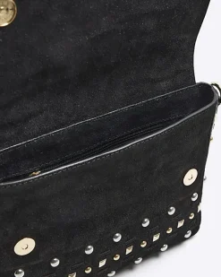 River Island suede studded satchel bag< Bags, Purses & Luggage