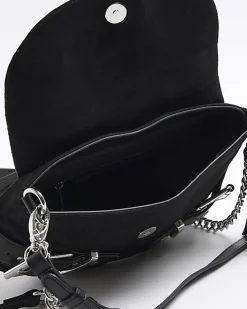 River Island suedette buckle shoulder bag< Bags, Purses & Luggage