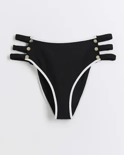 River Island textured strap bikini bottoms< Swimwear & Beachwear
