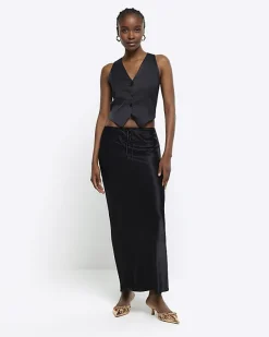 River Island tie waist midi skirt< Skirts
