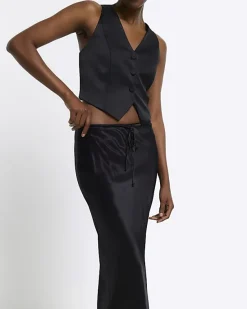 River Island tie waist midi skirt< Skirts