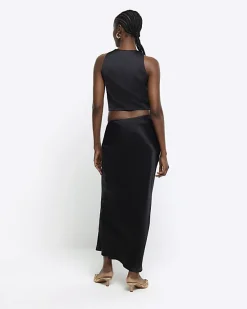 River Island tie waist midi skirt< Skirts