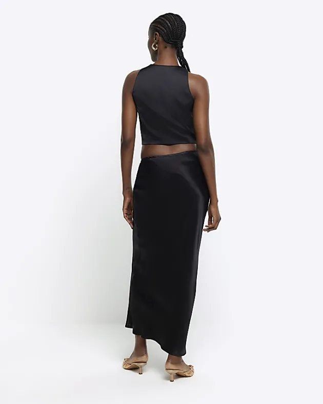 River Island tie waist midi skirt< Skirts