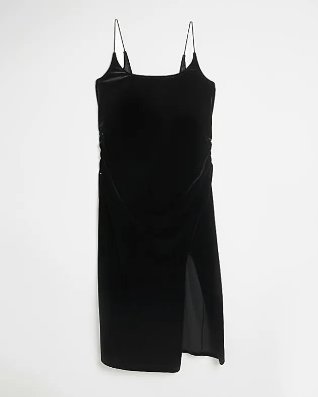 River Island velvet maternity bodycon midi dress< Maternity