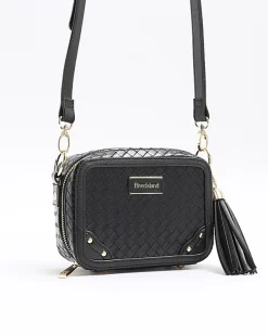 River Island weave oval cross body bag< Bags, Purses & Luggage
