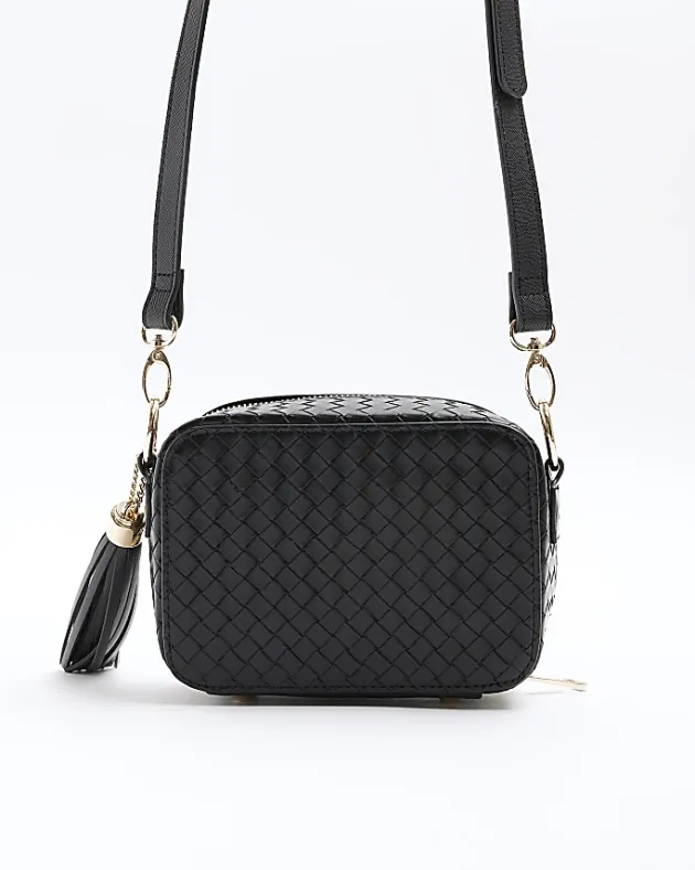 River Island weave oval cross body bag< Bags, Purses & Luggage