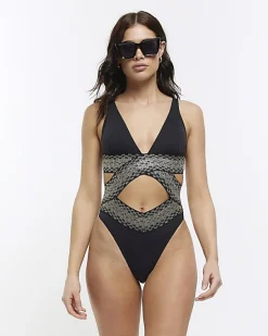 River Island wrap swimsuit< Swimwear & Beachwear