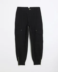 River Island zip cuffed cargo trousers< Trousers