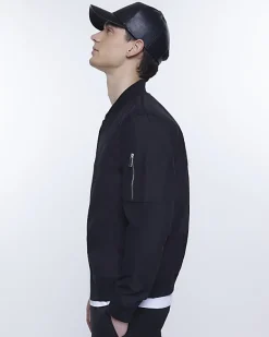 River Island zip through bomber jacket< Essentials