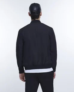 River Island zip through bomber jacket< Essentials