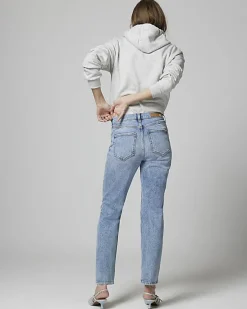 River Island bum sculpt slim straight ripped jeans< Jeans