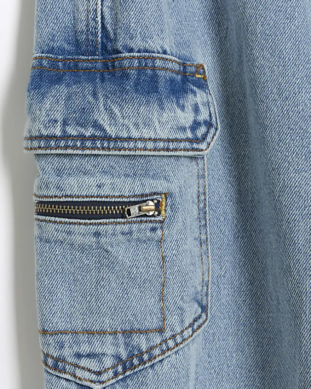 River Island cuffed cargo jeans< Jeans