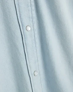 River Island denim oversized mini shirt dress< Dresses