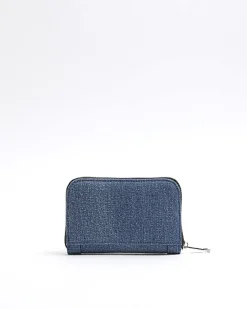 River Island denim studded purse< Bags, Purses & Luggage