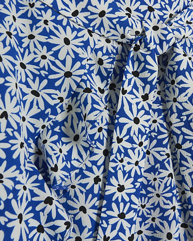 River Island floral belted shorts< Shorts