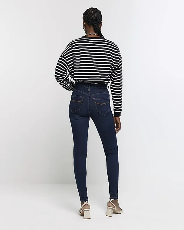 River Island high waist bum sculpt skinny jeans< Jeans