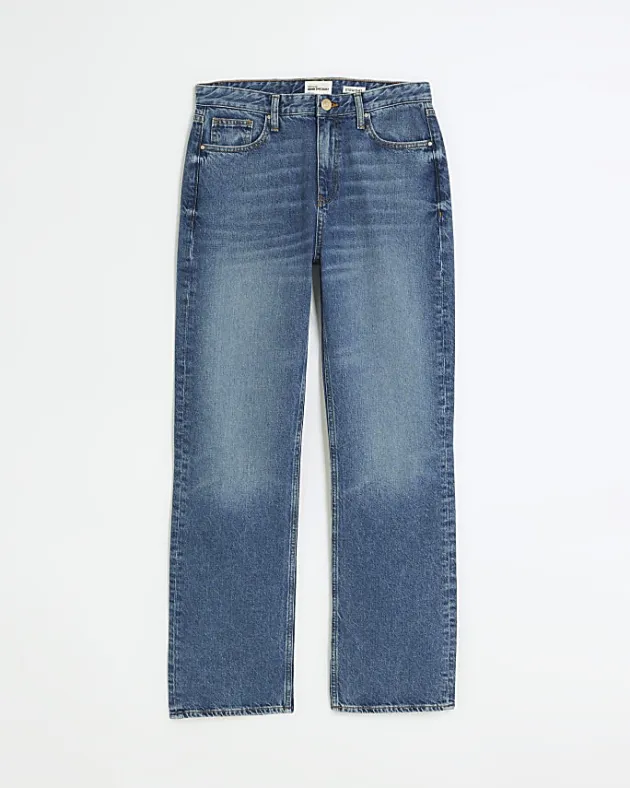 River Island high waist straight leg jeans< Jeans