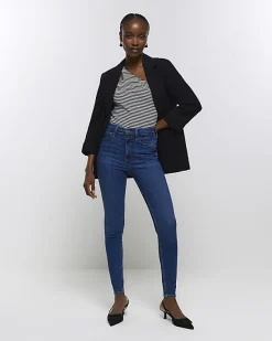 River Island high waisted bum sculpt skinny jeans< Jeans