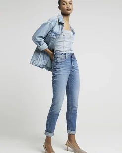 River Island high waisted bum sculpt mom jeans< Jeans