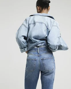River Island high waisted bum sculpt mom jeans< Jeans
