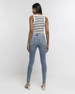 River Island high waisted bum sculpt skinny jeans< Jeans