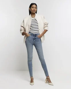 River Island high waisted bum sculpt skinny jeans< Jeans