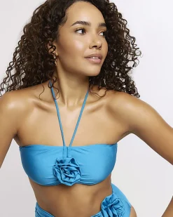 River Island high waisted corsage bikini bottoms< Swimwear & Beachwear