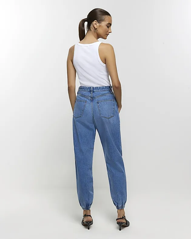 River Island high waisted jogger jeans< Jeans